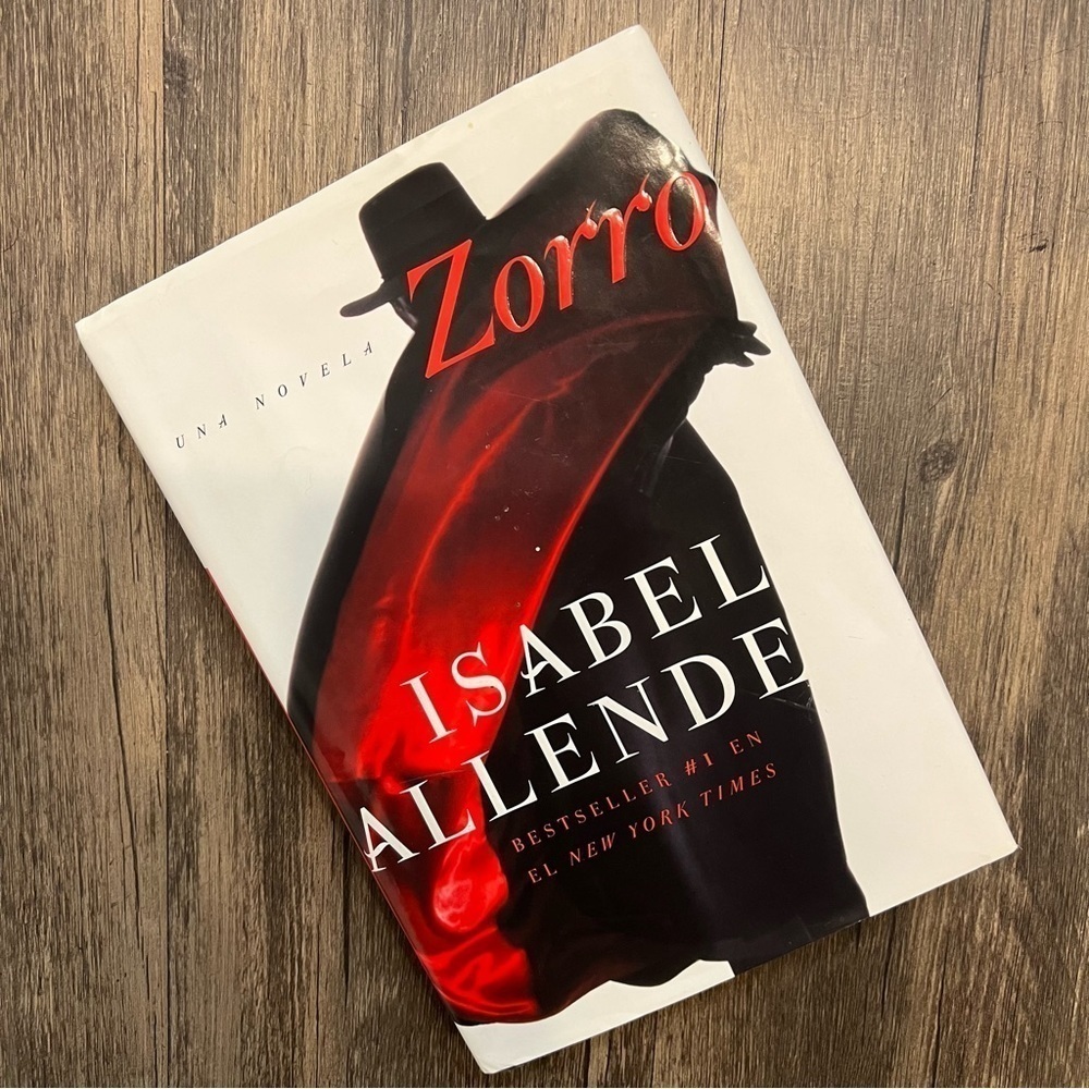 Zorro By Isabel Allende Hardcover Spanish Book Novel Fiction